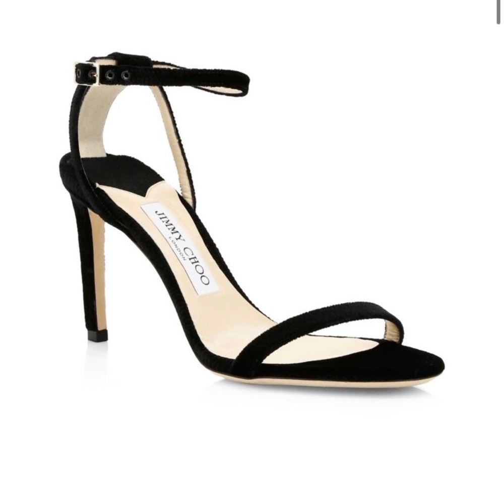 Jimmy Choo Minny 85’s in Black